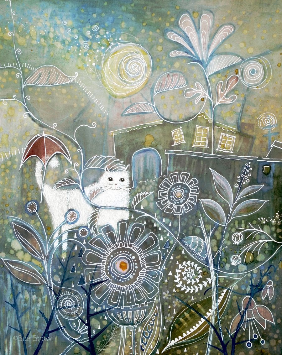 'Cat, Comet & Umbrella'