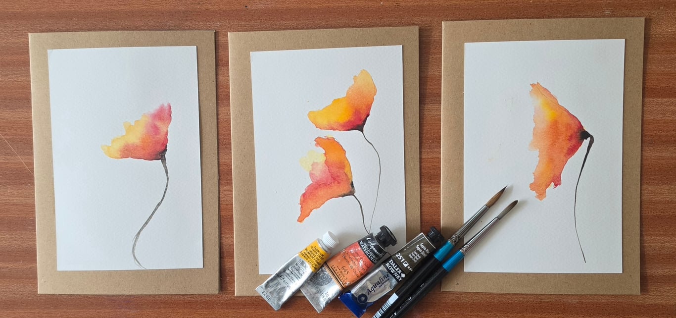 Sunset Poppies 