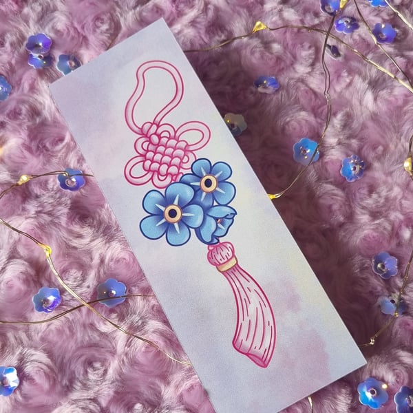 Forget Me Not Bookmark - Kawaii Bookmarks - Cute Bookish Gifts