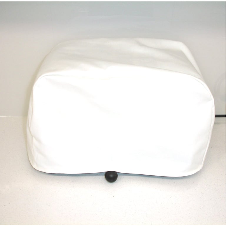 Toaster Cover White Dualit 2 Slice Toaster Dust Cover NOT PADDED