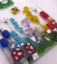 Fused Glass Suncatcher (Toadstool Meadow) - Image 5