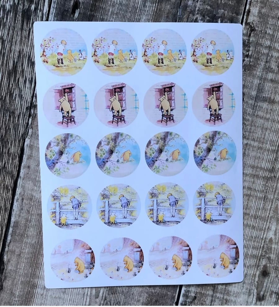 Classic Winnie the Pooh stickers