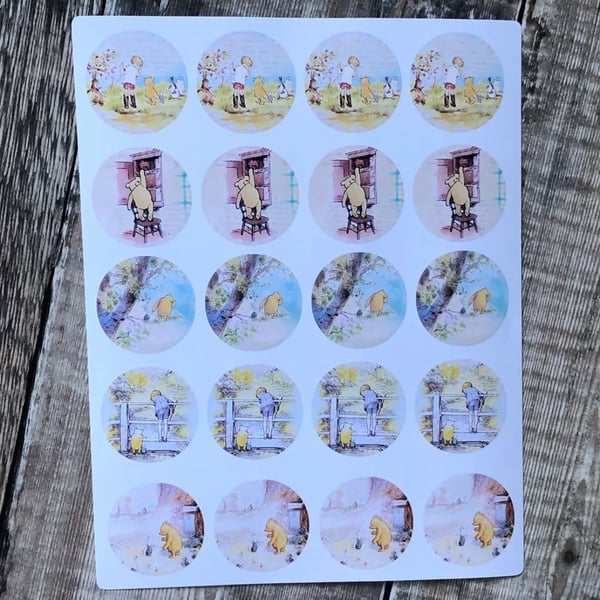Classic Winnie the Pooh stickers