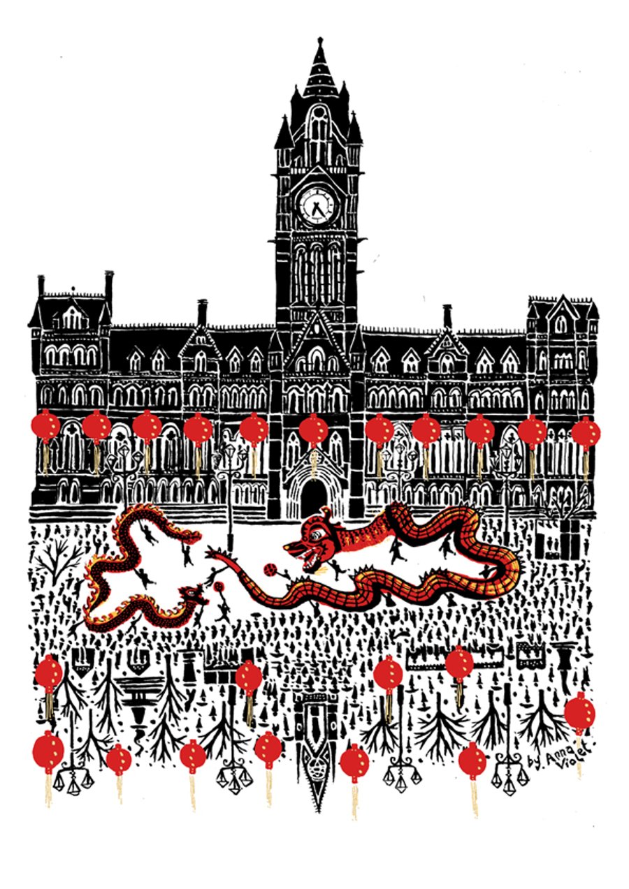 Dragon Dance, Chinese New Year, Manchester