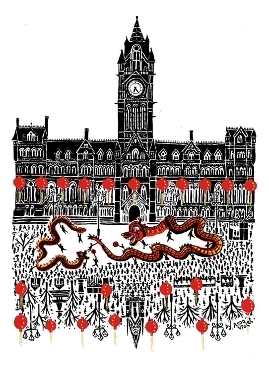 Dragon Dance, Chinese New Year, Manchester