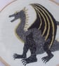 Black Gold and Grey Dragon - NEW PRICE REDUCED!! - Image 1
