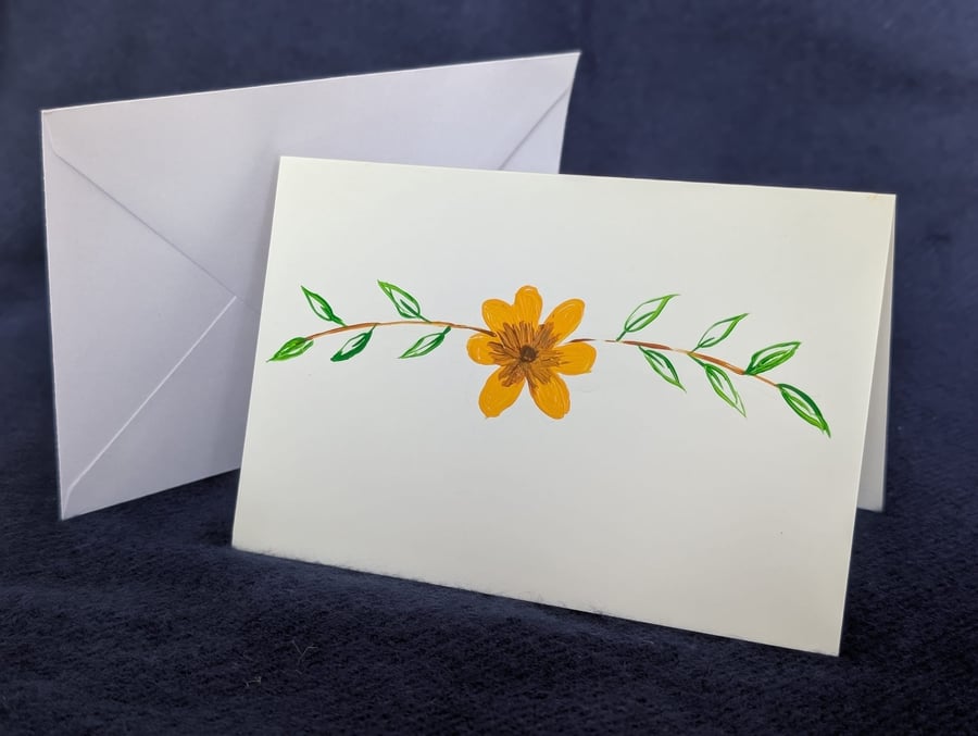 Handmade Floral Greeting Card