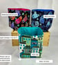 Cats fabric basket, Cats storage bin, 3 options, Handmade - Image 10