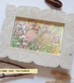 Two Little Rabbits, a small original drawing, animal artwork, wall art - Image 6