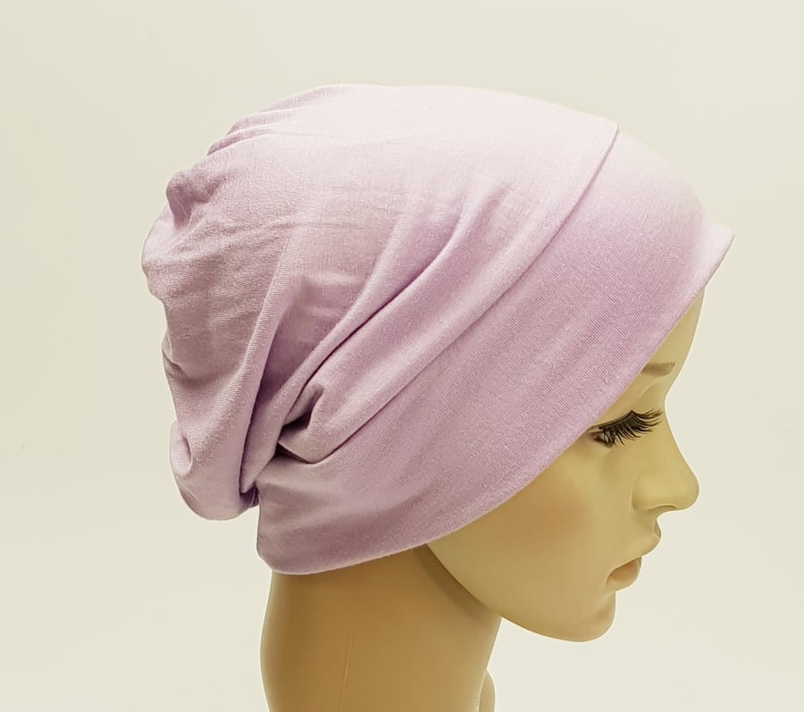 Hat for women, viscose jersey chemo beanie, hair loss, surgical cap