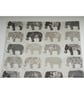 Large Elephant Placemat Grey Elephants - Image 1