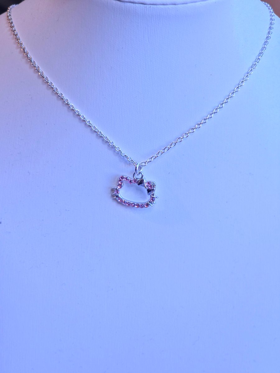 Miss Kitty Silver Pendant