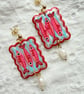 Colourful Mediterranean Sardine Pearl Earrings