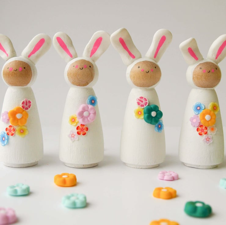 Easter peg dolls hot sale