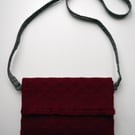 Knitted envelope bag