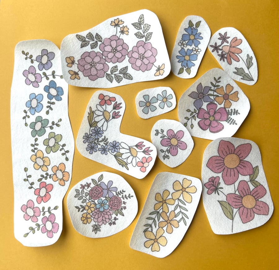 Blooming Beautiful Stick and Sew Designs