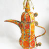Coffee Pot Arabic Style Textile Art 