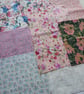 Rose Garden Large Slow Stitching kit - Embroidered Basket with vintage textiles - Image 6