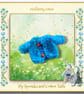 Pip Squeaks and Cotton Tails Blue Cardigan 