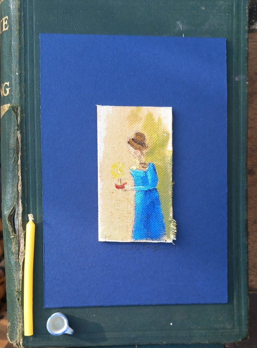Miniature oil painting 