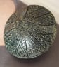 22.4mm 36L Metal Vintage look aged Black & Gold sparkle Button - Image 3