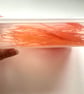 50g Orange Bullseye 90coe glass Vitrigraph stringers - Image 3