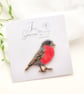 Hand-painted Bird Brooch