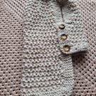 Dog coat.  Hand knitted 