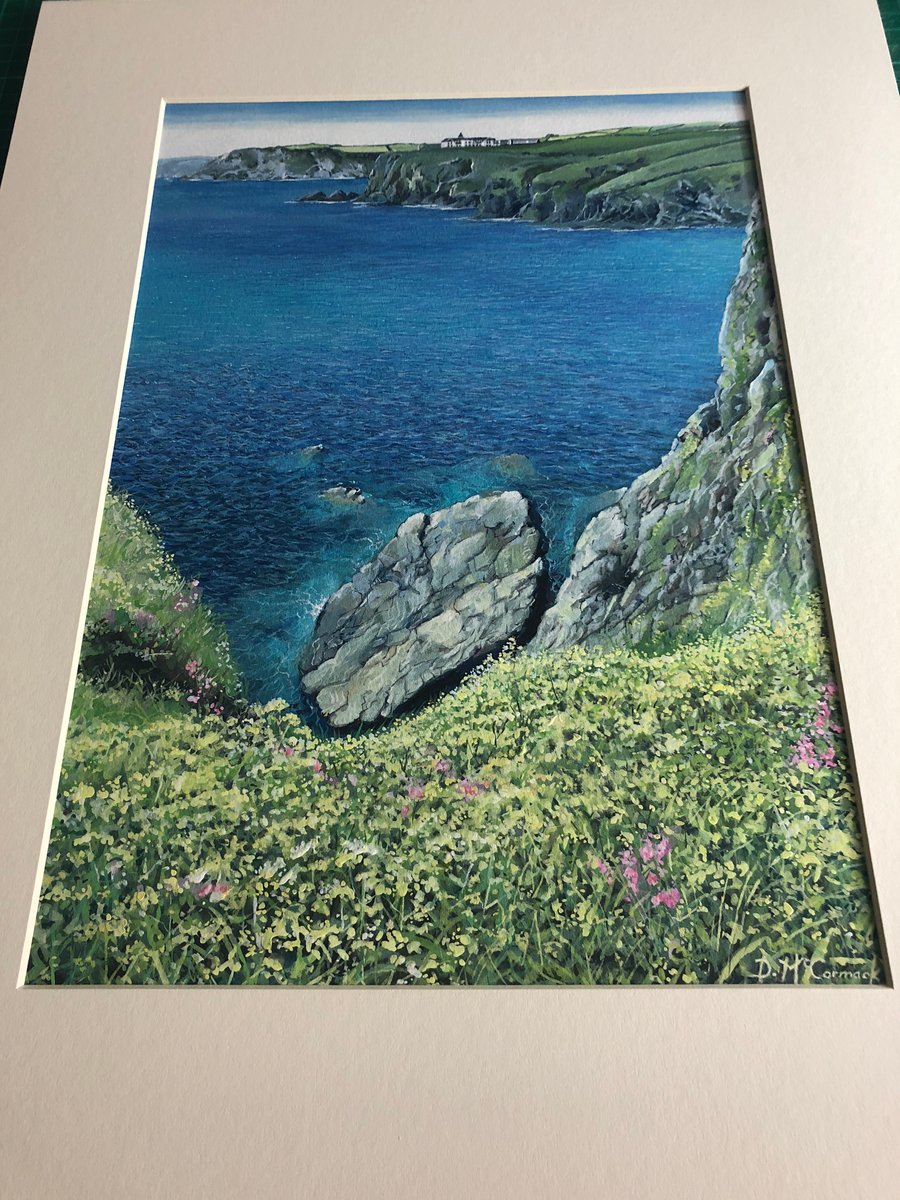 'Tide In' at Polurrian Cove - ORIGINAL PAINTING