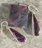 Berry bowlerite drop earrings - Image 4