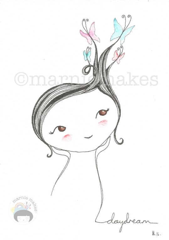 Daydream- A5 Giclee Print