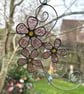 Stained Glass Cherry Blossom - Handmade Hanging Window Decoration - Image 2