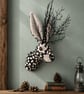 Faux jackalope head wall mount-Jack Thistlewick