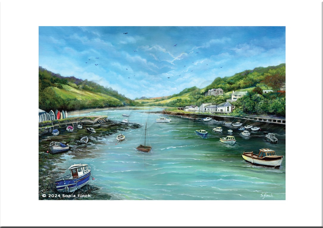 Looe Estuary - Greeting Card