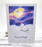 Christmas Cards - Set of 4 - Christmas Star, Polar Bear, Northern Lights - Image 3