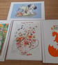 CUTE ELEPHANT HANDMADE BIRTHDAY CARD. - Image 3