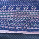 Hand crocheted mosaic style blanket