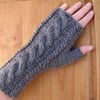 Merino Blend Wrist Warmers Fingerless Goves