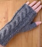 Merino Blend Wrist Warmers Fingerless Goves - Image 1
