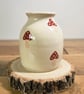 Handmade ceramic reed diffuser bottle or bud vase