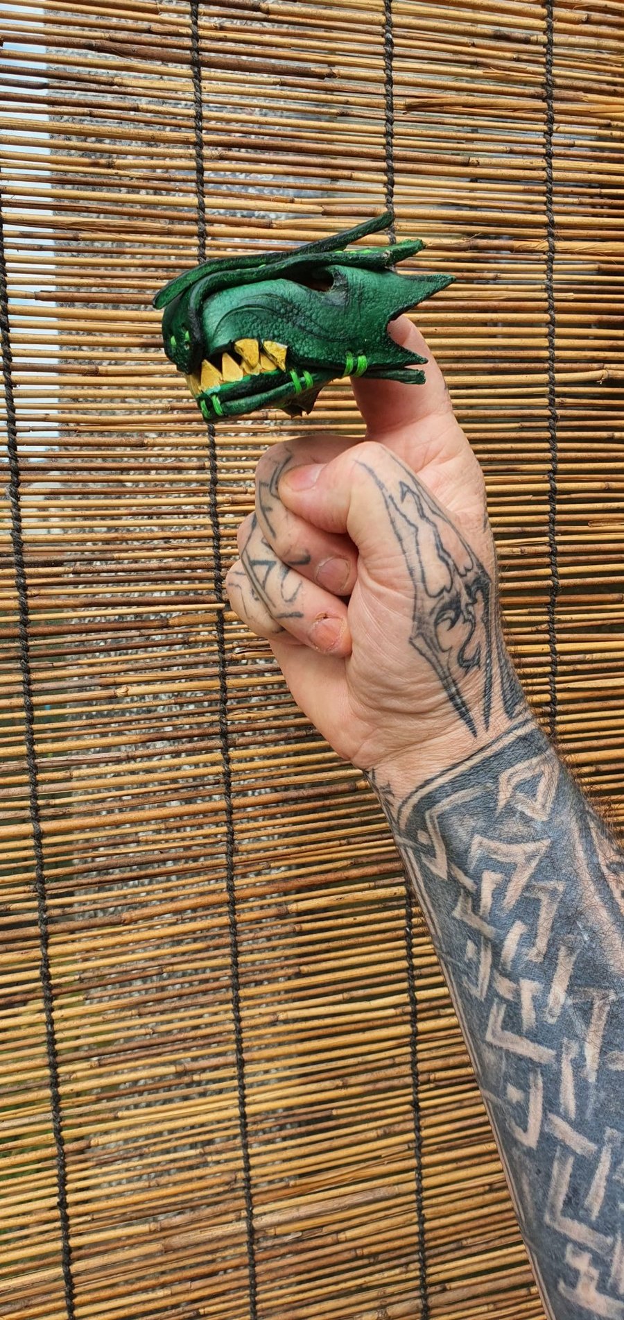Dragon Finger Puppet - Green