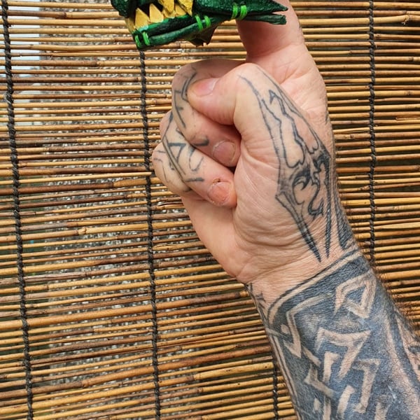 Dragon Finger Puppet - Green