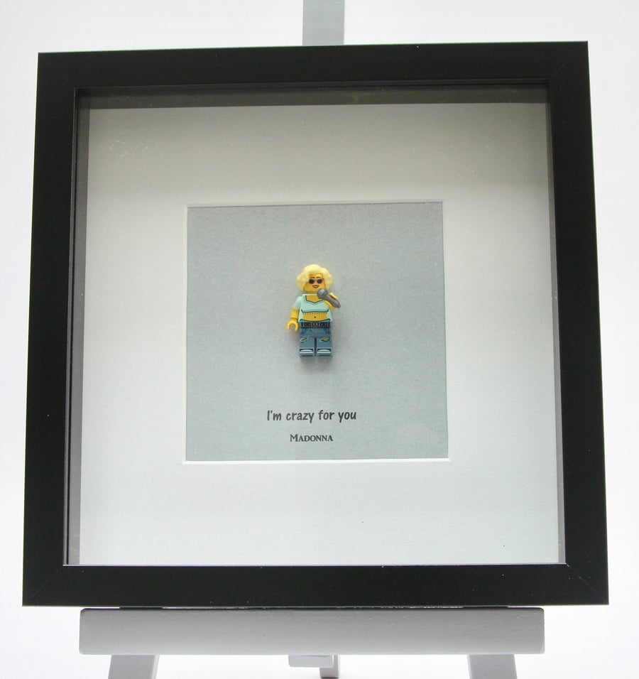 Madonna custom  mini Figure frame.