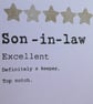 Son In Law Birthday Card - Image 2