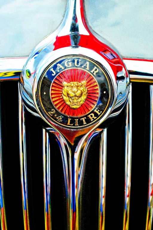 Jaguar Classic Motor Car Photograph Print