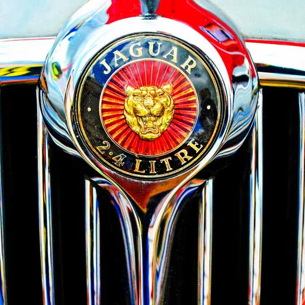 Jaguar Classic Motor Car Photograph Print