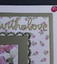 Glittery Pink Rose Mothers Day Card - Image 5