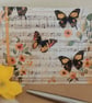 Handmade Mixed Media Butterfly Card