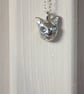 siver cat pendant - Image 2