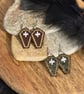 Gothic inspired Halloween coffin earrings